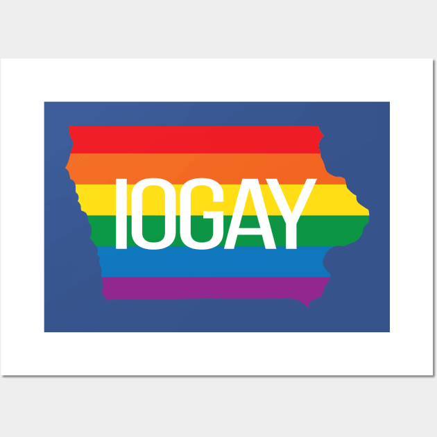 Iowa Gay = IoGay! Wall Art by AnytimeDesign